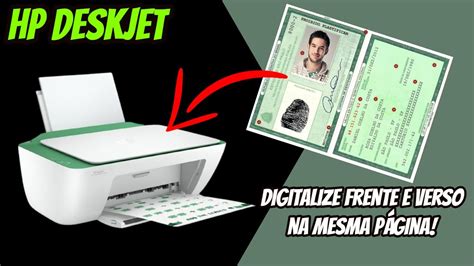 HP DeskJet Como Digitalizar Um Documento Frente E Verso Na Mesma