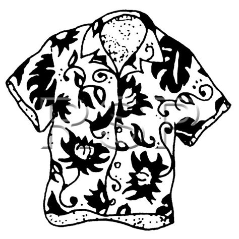 Hawaiian Shirt Drawing  Free download on ClipArtMag