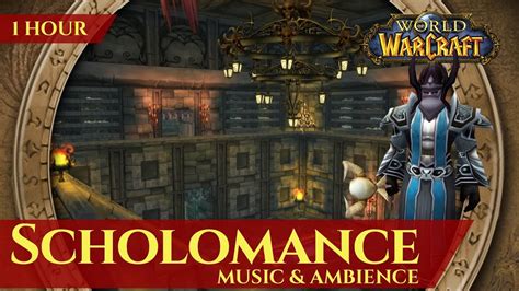 vanilla scholomance music and ambience 1 hour 4k world of warcraft classic youtube