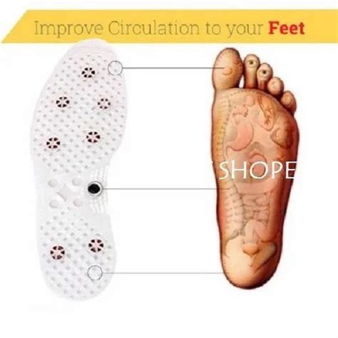 Acs Acupressure Shoe Sole Magnetic Acs Wonder Shoe Sole For Height At Rs Piece
