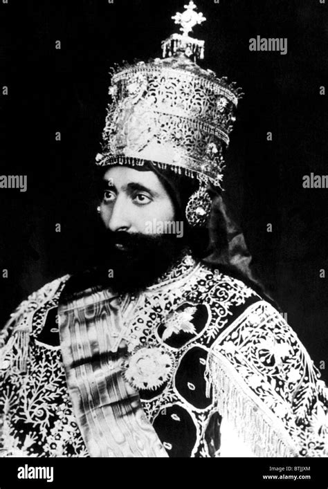 Kaiser Haile Selassie 1935 Höflichkeit Csu Archiveeverett Collection Stockfotografie Alamy