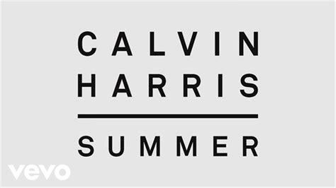 Calvin Harris Summer Audio Youtube