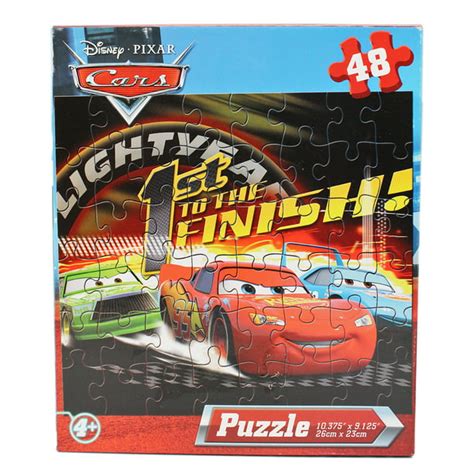 Disney Pixars Cars 1st To The Finish Lightning Mcqueen Kids Puzzle
