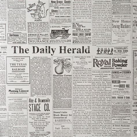Newspaper Wallpaper Винтажная газета Старые письма Дизайн газеты