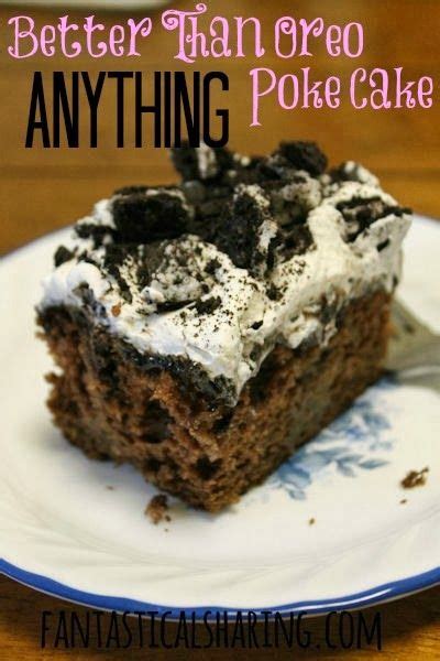 Better Than Anything Oreo Poke Cake Delicious Desserts Desert Recipes Just Desserts