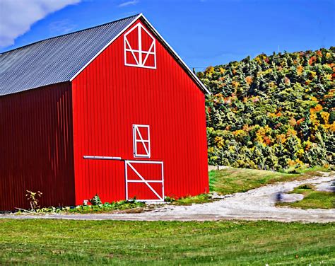 The Red Barn Free Stock Photo Public Domain Pictures