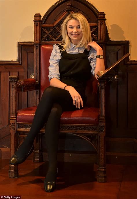 Georgia Toffolo Cuts A Demure Figure For Cambridge Talk Daily Mail Online