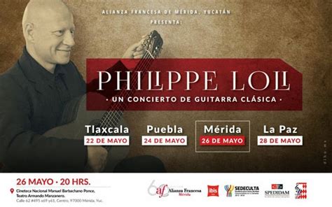 Philippe Loli Llega A Mérida Concierto De Guitarra Clásica Libertad