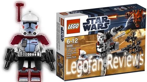 Lego Star Wars Elite Clone Trooper And Commando Droid Battle Pack 9488 Review Youtube