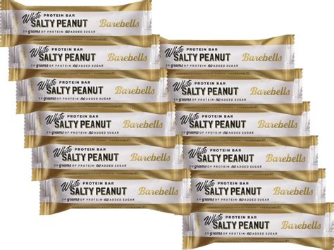 Barebells Orginal Bars Protein Bar White Salty Peanut 12 Pack