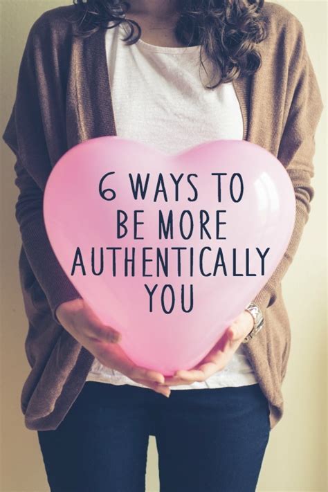 6 ways to be more authentically you
