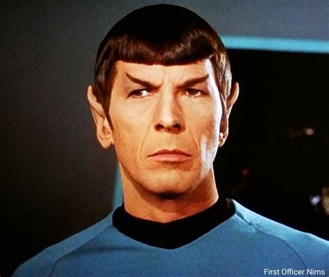 First Officer Nims Leonard Nimoy As Spock In Return To Tomorrow S Star Trek Original