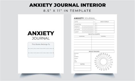 Seiten des angstjournals vorlage für terminplaner checklisten bullet