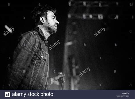 The English Musician Singer And Record Producer Damon Albarn Performs