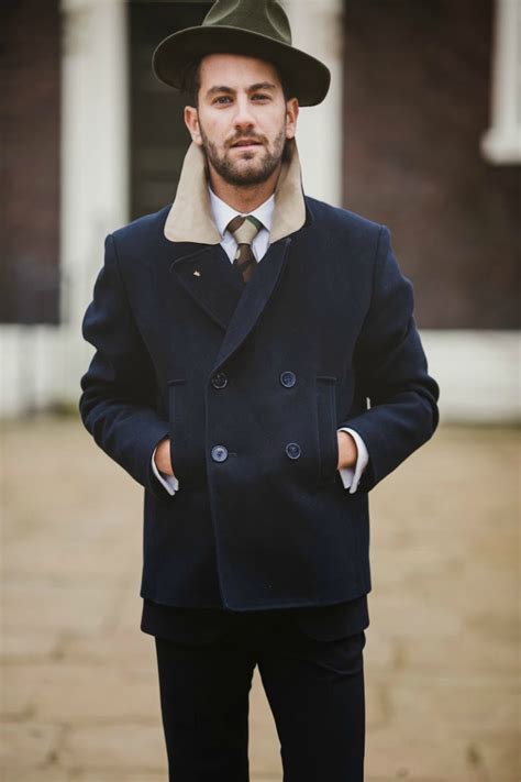 20 Awesome Pea Coats Styling For Men To Try This Year Instaloverz