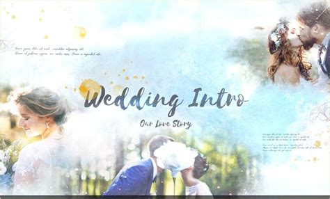 Watercolor Story After Effects Template Free Download - Resume Gallery