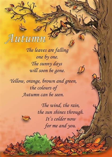 Touchn2btouched Autumn Poems Kids Poems Poetry For Kids