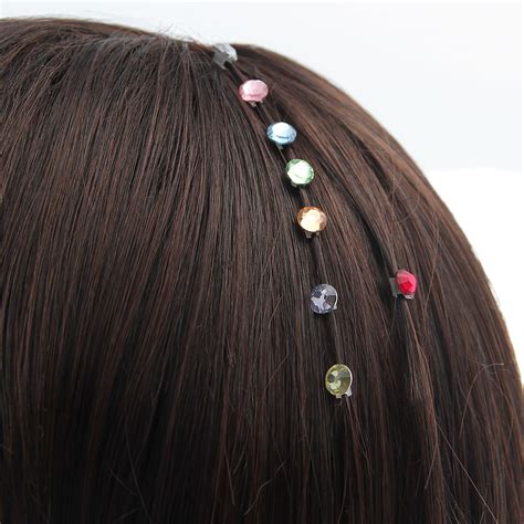 8x Bling Bling Crystal Jewels Diamond Party Festival Jazzle Hair Gems