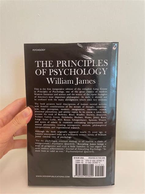 William James The Principles Of Psychology Volume 2 Hobbies And Toys