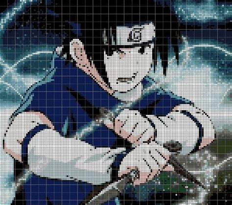Pixel Art Naruto Dessin Facile Pour Les Enfants