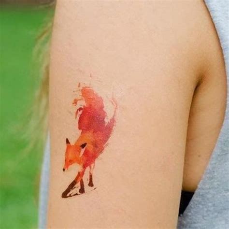 50 Examples Of Fox Tattoo Cuded Small Fox Tattoo Fox Tattoo
