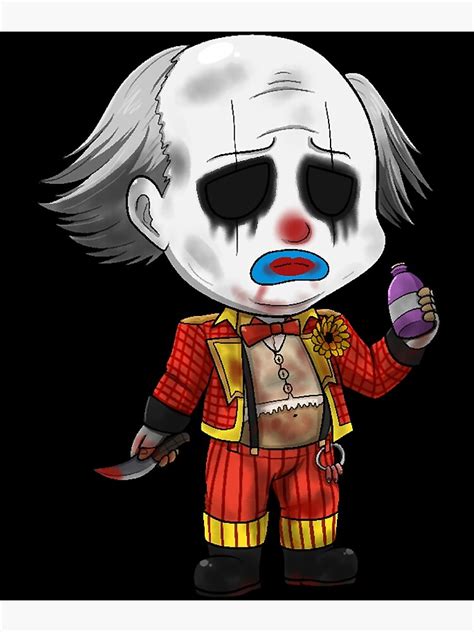 The Clown Chibi Poster For Sale By Hildebrandshop Redbubble