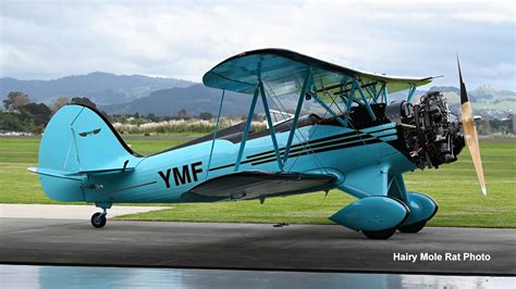 Nz Civil Aircraft A Spectacular Waco Ymf At Tauranga On 26 6 2021