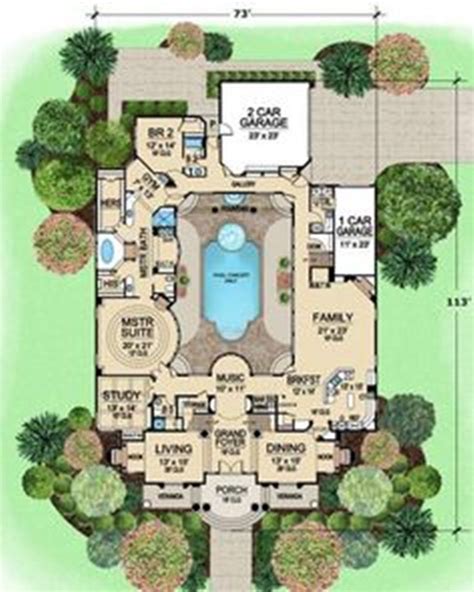 These homes combine contemporary and. L Shaped House Plans With Courtyard Pool: Some Ideas of l ...