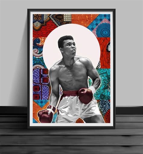 Muhammad Ali Custom Canvas Boxing Unframed Canvas Cassius Etsy