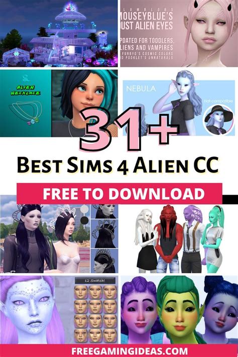 31 Mesmerizing Sims 4 Alien Cc And Mods Updated In 2023 Sims 4 Cc