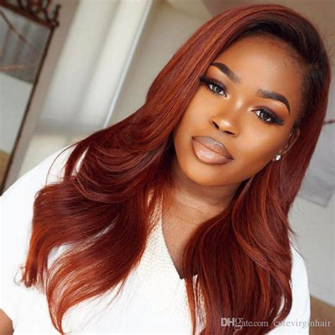 Get inspired by fabulous shades of auburn with copper, mahogany, russet, and reddish elements for stylish and chic hairstyles. 2020 Dark Auburn 1B/33 Human Hair Extensions Ombre Color ...