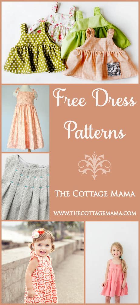 Free Dress Patterns For Girls The Cottage Mama