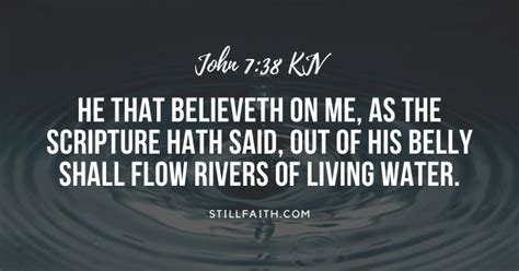 176 Bible Verses About Water Kjv