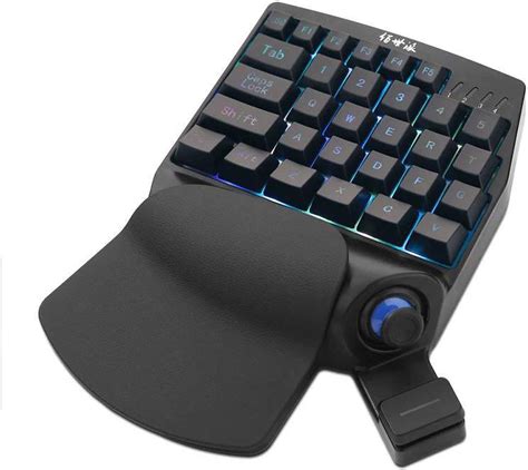 Satiok Green Switches One Handed Mechanical Gaming Keyboard Quick