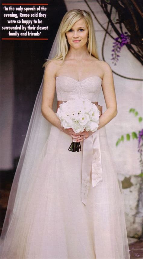 Reese Witherspoon Wedding Celebrity Wedding Dresses Famous Wedding Dresses Celebrity Wedding