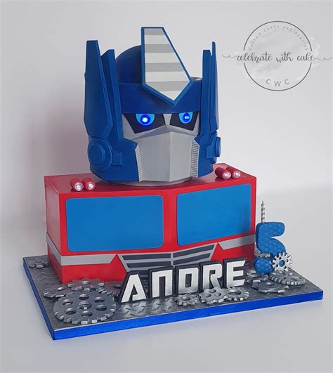 Celebrate With Cake Optimus Prime Cake