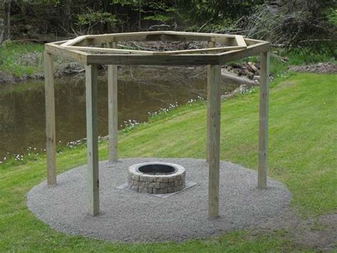 The fire pit swing set with all boards is now completed. Swinging Benches Around a Fire Pit - Amazing DIY, Interior ...