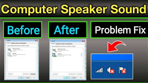 How To Fix Speaker Problem In Windows 7 How To Fix Sound Problem On