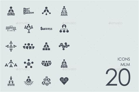 Mlm Icons By Palaudesign Graphicriver