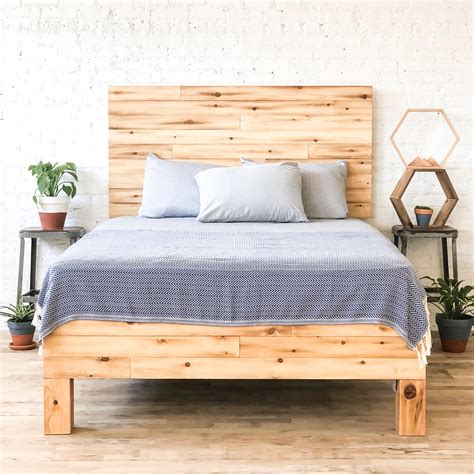 the northwoods bed rustic knotty pine handmade in usa urban billy