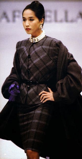 80s90sredux: Rafaella Curiel show f/w 1988 feat Anna Bayle ...