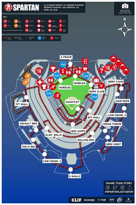 Dodgers Stadium Map Color 2018