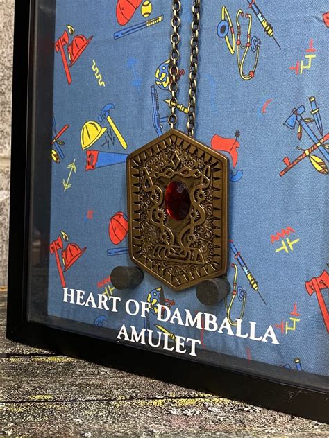 Seed Of Chucky Heart Of Damballa Amulet Display Case Frame Etsy Ireland