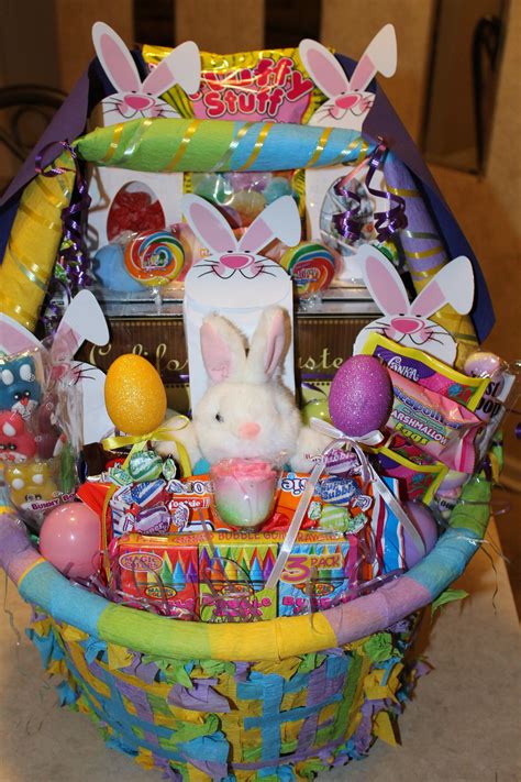 Visit your local craft store to choose from diy remote control car kits and wind chimes packets, to creating personalized bug catchers with paint or stationary with. Big Easter Basket done with a Laundy Basket | Kids easter basket, Easter baskets, Spoiled kids