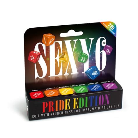 Sexy 6 Dice Pride Edition Creative Conceptions Wholesale Distributor Adult Novelties