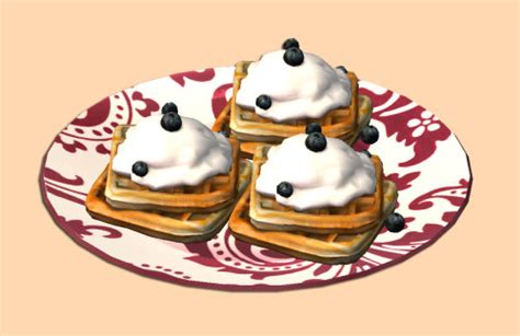 Jacky93sims — Waffles Food For The Sims 2