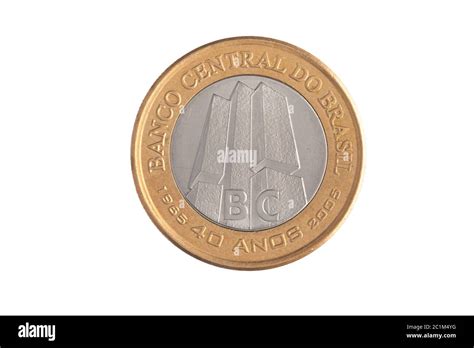 Brazilian 1 Real Coin Stock Photo Alamy