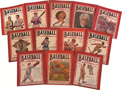1921 Baseball Magazine Complete Run 1212