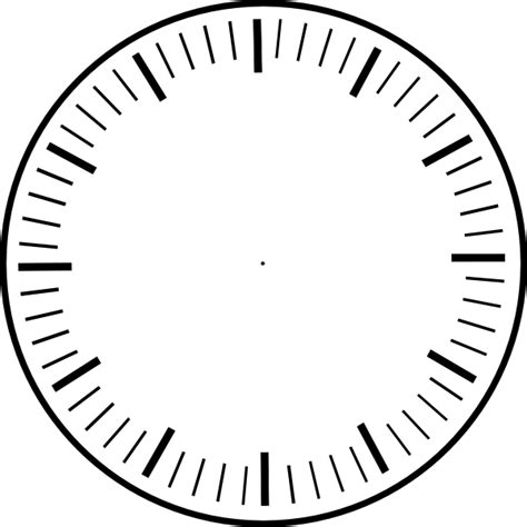Clock Faces Without Numbers Clipart Best