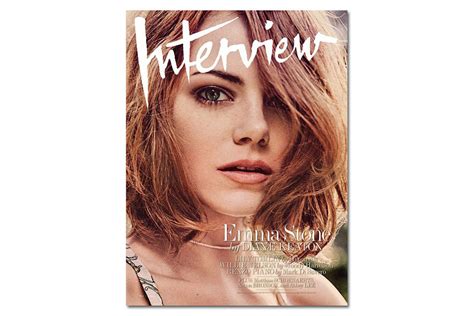 Emma Stone For Interview Magazine May 2015 Sidewalk Hustle